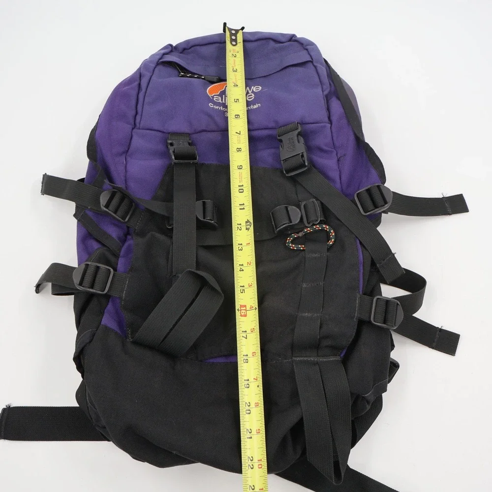 Lowe Alpine Contour Mountain 35 W Backpack Unisex Large Purple Black Vintage